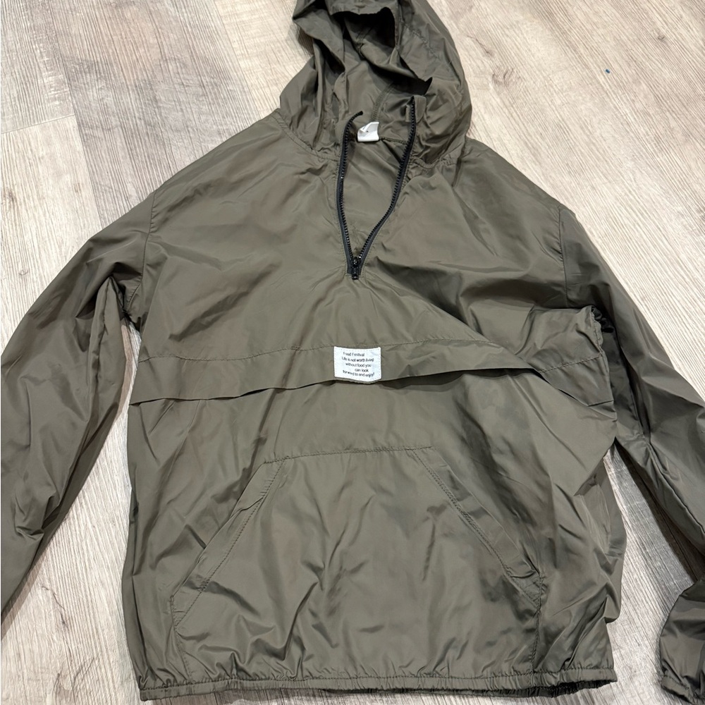 SHEIN‎ Kids Olive Windbreaker Jacket